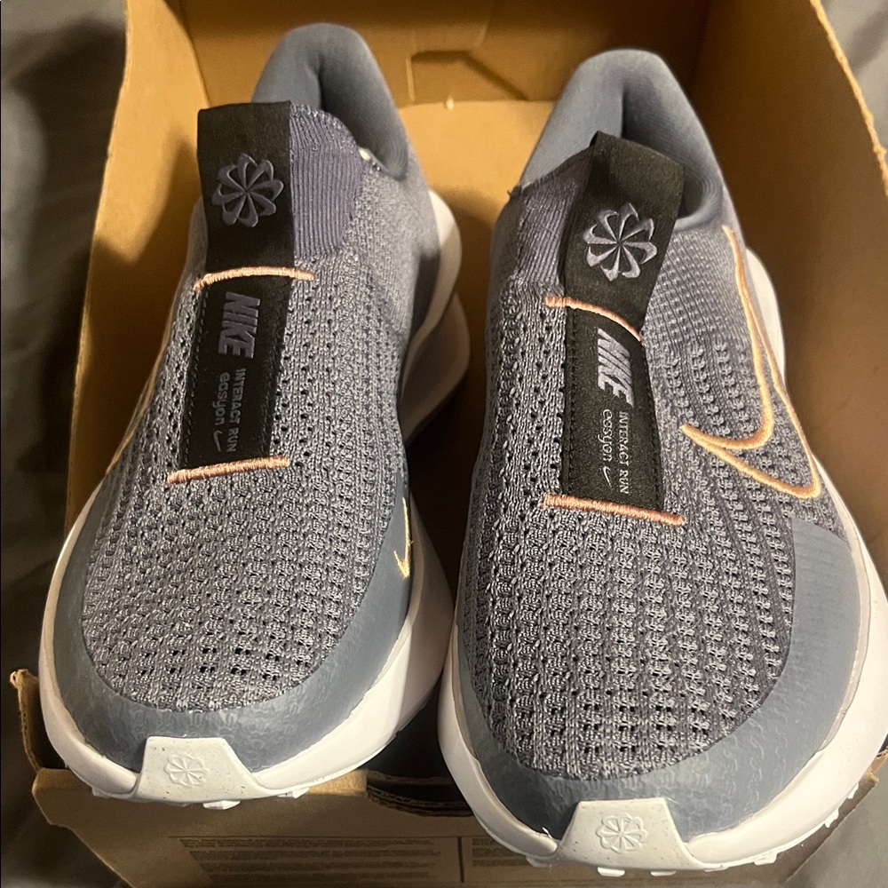 Nike Gray and White Athletic Shoes